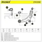 Bras de suspension pour FIAT LANCIA- 50703232