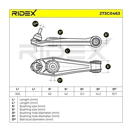 Bras de suspension pour PORSCHE- 99634106300, 99634105305, 99634105306, 99634105307, 99634105314, 99634105316