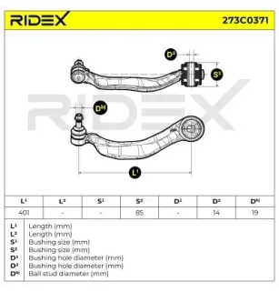 Bras de suspension pour ALPINA, BMW, ROLLS-ROYCE- 31124083311, 31126775959, 4083311 6775959