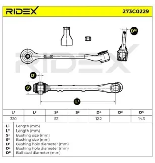 Bras de suspension pour BMW- 1141961 31121141961