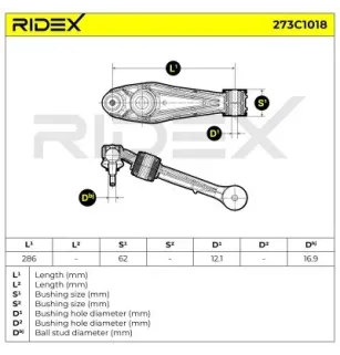 Bras de suspension pour PORSCHE- 99734105300, 99734105303 99734105304