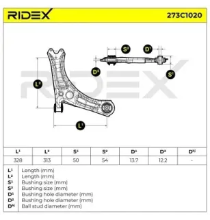 Bras de suspension pour SKODA - 1K0407151BL, 1K0407151BG, VW- 1K0407151BB, 1K0407151BE, 1K0407151BG 1K0407151BL