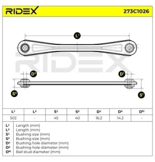 Bras de suspension pour AUDI, PORSCHE - 95533104532, 95533104531, VW- 7L0501529C, 7L0501529D, 7L8501529 7L8501529A