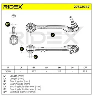 Bras de suspension pour BMW- 31126852992 6852992