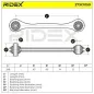 Bras de suspension pour AUDI, SEAT - 1K0501529J, SKODA - 1K0501529J, 1K0501529H, VW- 1K0501529H 1K0501529J