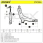 Bras de suspension pour CHEVROLET, DAEWOO, GENERAL MOTORS, OPEL - 352162, 352172, 352148, VAUXHALL- 90344218