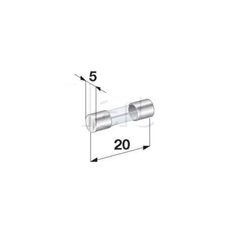 FUSIBLE VERRE 5x20 500mA x50