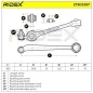 Bras de suspension pour AUDI- 437407152A, 437407156A, 443407152A 443407152B