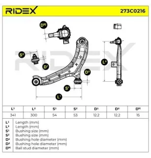 Bras de suspension pour HYUNDAI- 5450025000 5450025001