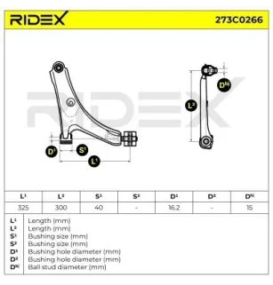 Bras de suspension pour SUBARU, SUZUKI- 4520060810, 4520060810000, 4520060812000, 4520060812, 4520150G10