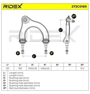 Bras de suspension pour MITSUBISHI- MB912505, MB912507 MR162803