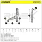 Bras de suspension pour CITROËN PEUGEOT- 352054