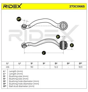 Bras de suspension pour BMW MINI- 31126773950