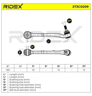 Bras de suspension pour BMW- 1142088 31121142088