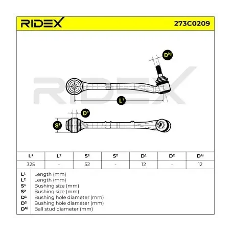 Bras de suspension pour BMW- 1142088 31121142088