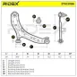 Bras de suspension pour HYUNDAI- 5450125000 5450125001