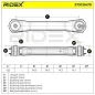 Bras de suspension pour FIAT / LANCIA JEEP- 52088521