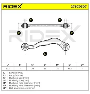 Bras de suspension pour MERCEDES-BENZ- 2203502406 A2203502406