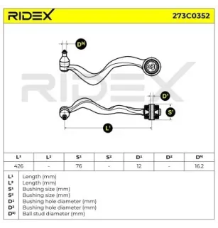 Bras de suspension pour BMW MINI- 31124026453