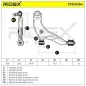 Bras de suspension pour HYUNDAI- 5450122000, 5450122100 5450122200