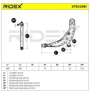 Bras de suspension pour NISSAN- 545012U711, 5450144B00, 545014F101, 545014F102, 545014F105, 545014F150 545016F600
