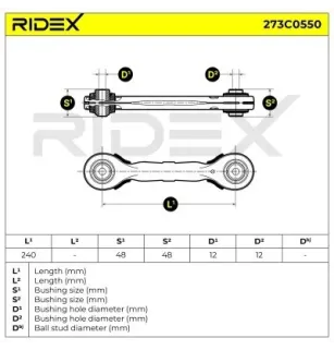 Bras de suspension pour BMW, BMW (BRILLIANCE)- 33326782237 33326782238