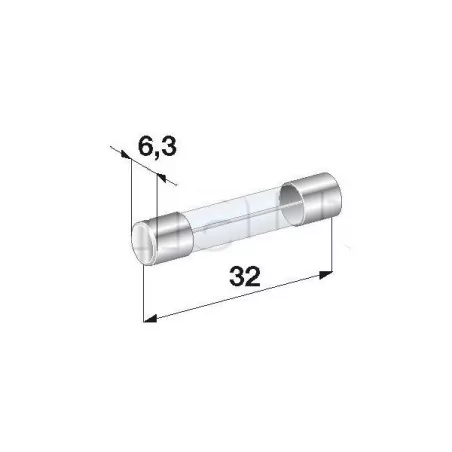 FUSIBLE VERRE 6X32 5 A x50