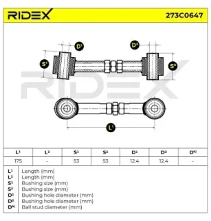 Bras de suspension pour MAZDA- G26A28500B, G26A28500C, G26A28500D, GJ6A28500, GJ6A28500A, GJ6A28500C GJ6A28500D