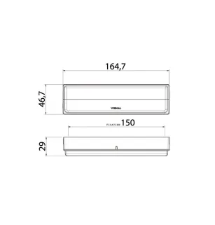 CTL15 LED – Linkes/rechtes LED-Rücklicht mit DT4-Anschluss Vignal 164010