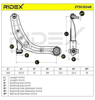 Bras de suspension pour MAZDA- LC6234300C
