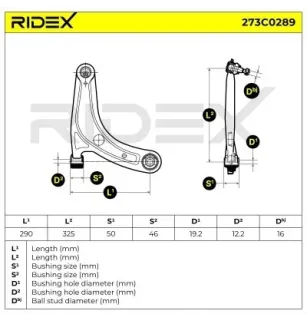 Bras de suspension pour HONDA- 51306SAAE01, 51360SAAE01, 51360SAAE11, 51360SAAG02, 51360SAAJ01 51360SAGC01