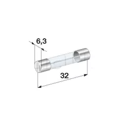 FUSIBILE IN VETRO 6X32 35 A x50