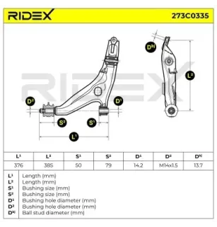 Bras de suspension pour HONDA- 51360S01000, 51360S04000 51360S04G00
