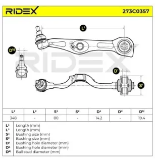 Brazo de suspensión para MERCEDES-BENZ- 2213308807 A2213308807