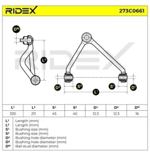 Querlenker für KIA- 544203E000, 544203E001, 544203E002 544203E100