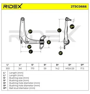 Querlenker für HONDA- 51350SMGE01, 51350SMGE02, 51350SMGE03, 51350SMGE04, 51350SMGE06, 51350SMGE07
