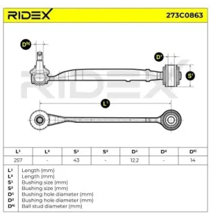 Bras de suspension pour MERCEDES-BENZ- 2033500353, 2033500753, A2033500353 A2033500753