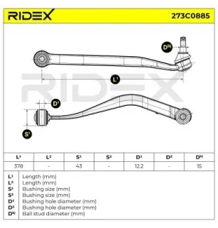 Brazo de suspensión para MERCEDES-BENZ- 1633500053, 1633500353, 1633500553, A1633500053, A1633500353 A1633500553