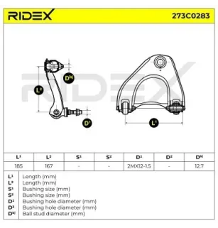 Bras de suspension pour HONDA- 51450SH3013, 51450SH3A01, 51450SH3A02, 51450SH3000, 51450SH3010, 51450SH3020