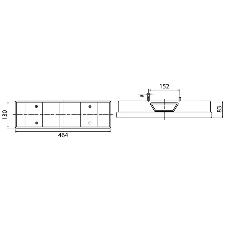 LC7 - Right rear light with EPP and rear PE connector vignal 168140