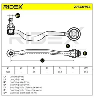Braccio sospensione per BMW - 31121132354, 31121132346, 31121129246, 31121127142, MINI- 31121127142