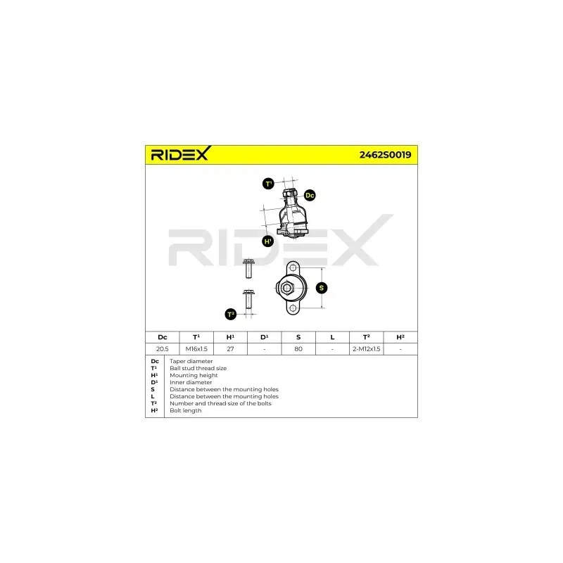Rotule de suspension pour AUDI, VW- 701407361 701407361B