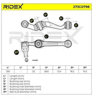 Braço de suspensão para BMW - 31121123026, 1123026, MINI- 31121123026