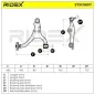 Bras de suspension pour FIAT / LANCIA, JEEP - 52089981AI, 52089981AG, 52089981AF, 52089981AD, OSCA- 33765