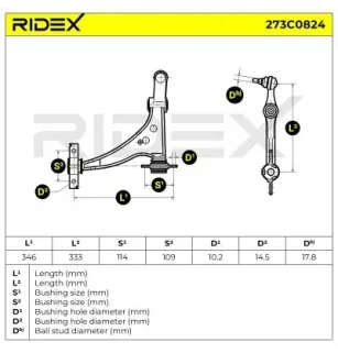 Braccio sospensione per ALFA ROMEO- 0000060627290, 0000060665804, 60627290, 60665804 60695895