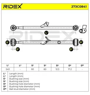 Bras de suspension pour TOYOTA- 4873042020