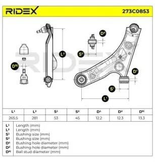 Querlenker für NISSAN - 545304A00D, Suzuki - 45202M68K00 45202M68K00000