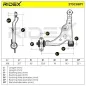 Bras de suspension pour CITROËN, FIAT - 1339464080, 1331937080, 1320755080, PEUGEOT- 352096, 3520L1 3520N4