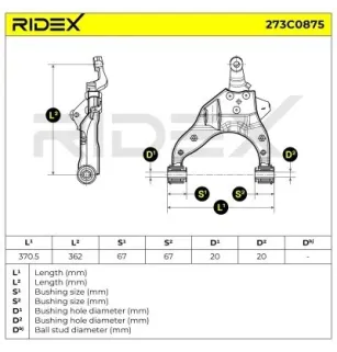 Querlenker für TOYOTA- 4806835080 4806835081