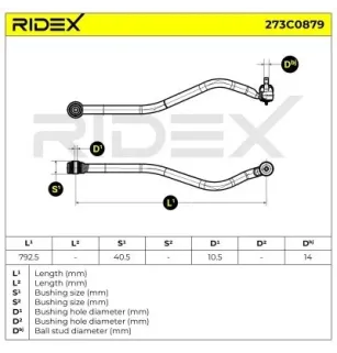 Bras de suspension pour JEEP- 52007118 52088432